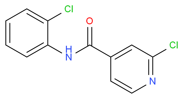 N4-(2-chlorophenyl)-2-chloroisonicotinamide_Molecular_structure_CAS_)