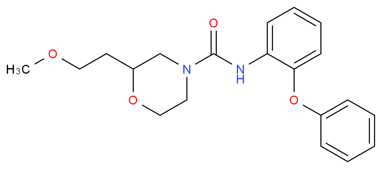 2-(2-methoxyethyl)-N-(2-phenoxyphenyl)morpholine-4-carboxamide_Molecular_structure_CAS_)