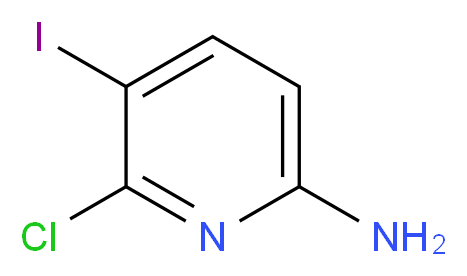 6-Chloro-5-iodopyridin-2-amine_Molecular_structure_CAS_1221398-11-3)