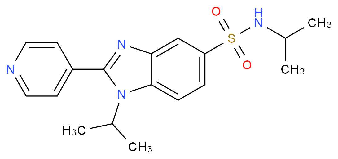 N,1-diisopropyl-2-pyridin-4-yl-1H-benzimidazole-5-sulfonamide_Molecular_structure_CAS_)