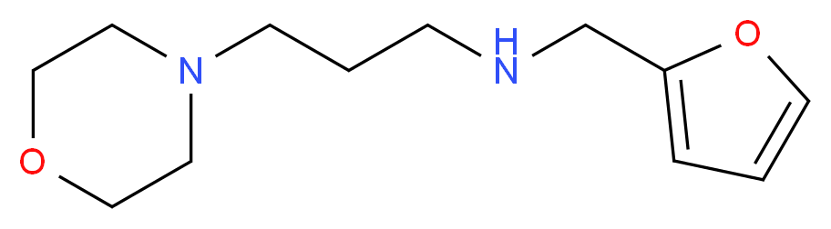 N-(2-Furylmethyl)-N-(3-morpholin-4-ylpropyl)amine_Molecular_structure_CAS_)