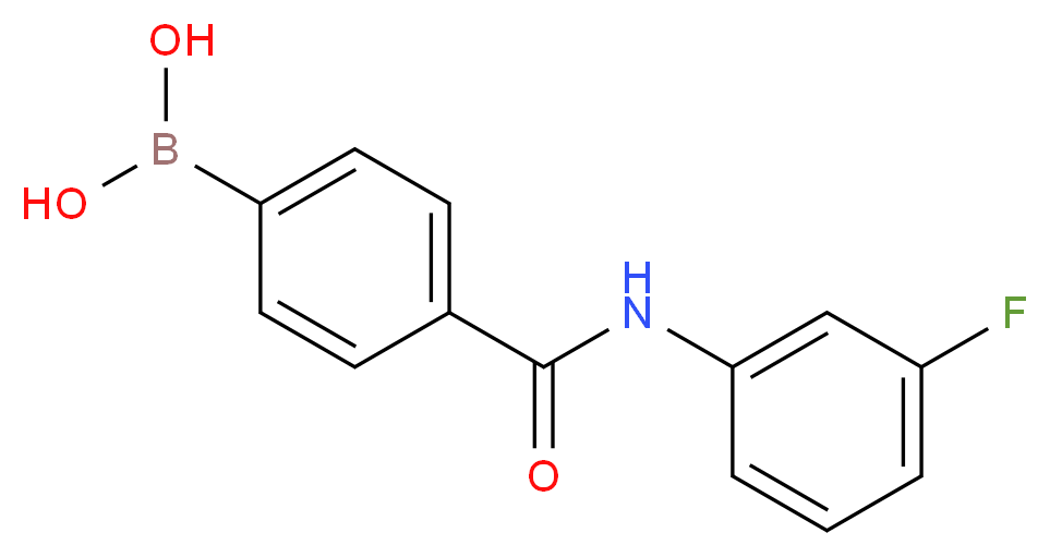 4-(3-Fluorophenylcarbamoyl)benzeneboronic acid_Molecular_structure_CAS_874288-05-8)