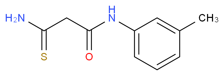 3-amino-N-(3-methylphenyl)-3-thioxopropanamide_Molecular_structure_CAS_)