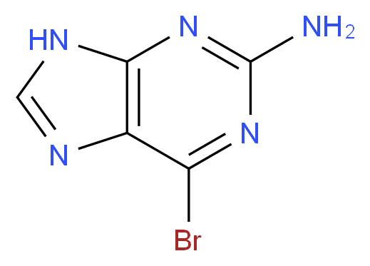 2-Amino-6-bromopurine_Molecular_structure_CAS_82499-03-4)