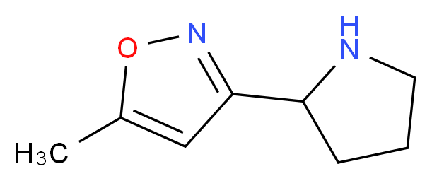 5-methyl-3-(2-pyrrolidinyl)isoxazole_Molecular_structure_CAS_1000932-34-2)