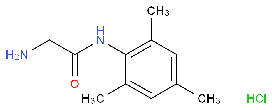 2-amino-N-mesitylacetamide hydrochloride_Molecular_structure_CAS_92885-79-5)