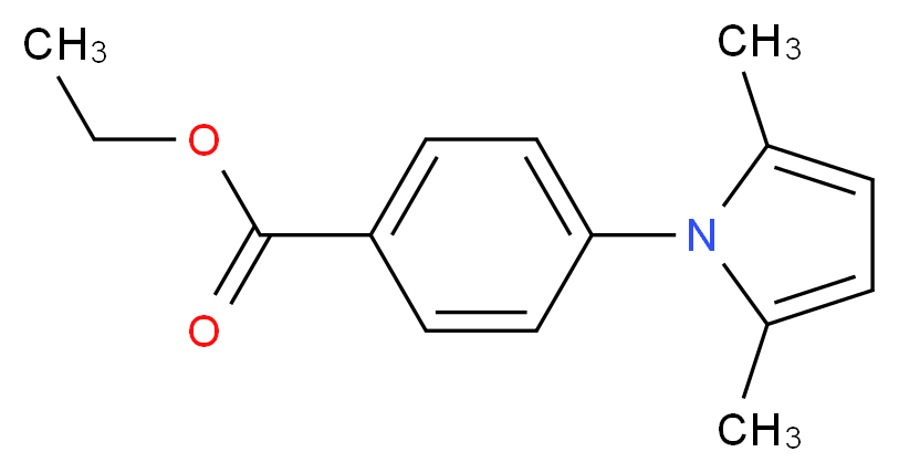 Ethyl 4-(2,5-dimethyl-1H-pyrrol-1-yl)-benzenecarboxylate_Molecular_structure_CAS_5159-70-6)