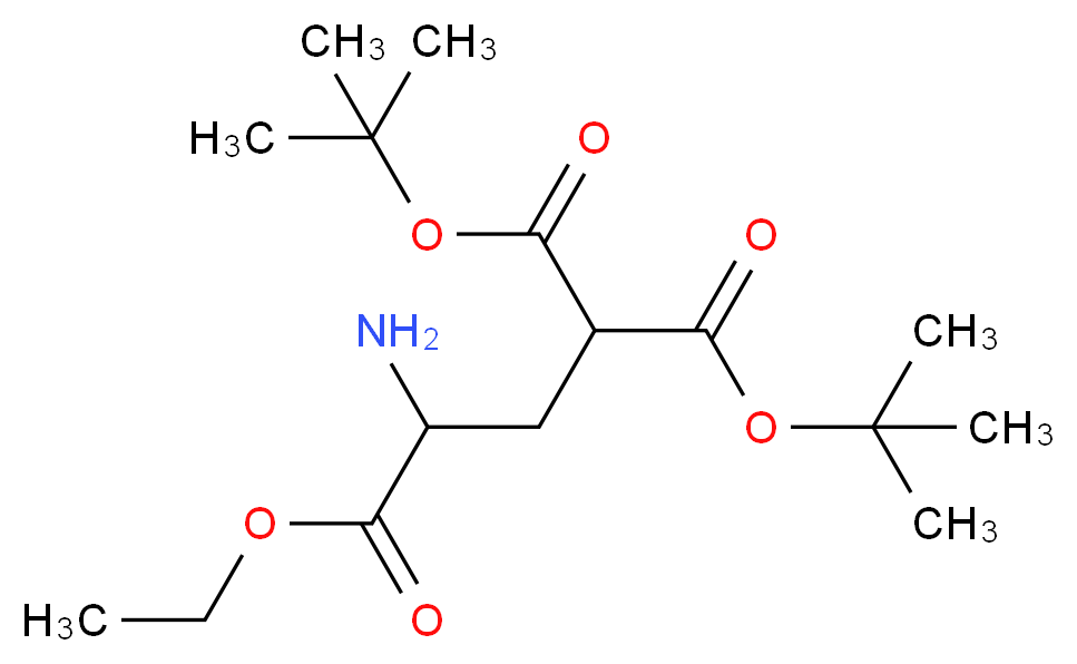 γ-Carboxyglutamic Acid γ,γ-Di-t-butyl 3-Ethyl Ester_Molecular_structure_CAS_73538-32-6)
