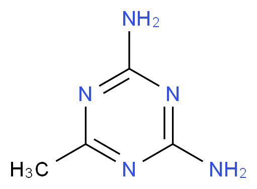 6-methyl-1,3,5-triazine-2,4-diamine_Molecular_structure_CAS_542-02-9)