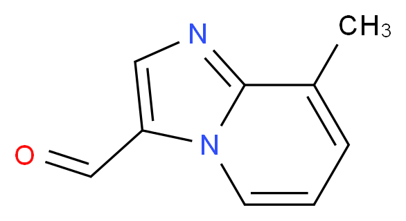 8-methylimidazo[1,2-a]pyridine-3-carbaldehyde_Molecular_structure_CAS_)