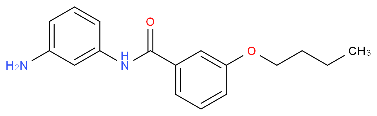 N-(3-Aminophenyl)-3-butoxybenzamide_Molecular_structure_CAS_)