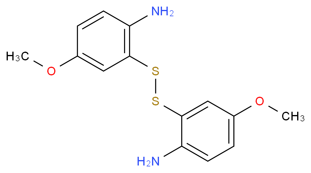 2-[(2-Amino-5-methoxyphenyl)dithio]-4-methoxyaniline_Molecular_structure_CAS_)