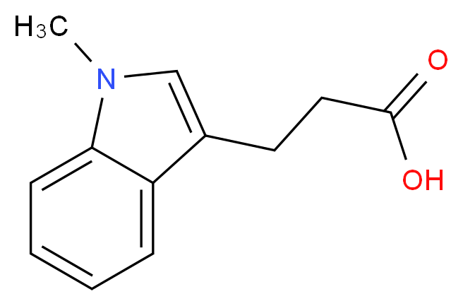 3-(1-Methyl-1H-indol-3-yl)-propionic acid_Molecular_structure_CAS_7479-20-1)