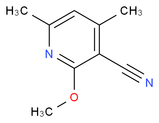 4,6-Dimethyl-2-methoxynicotinonitrile_Molecular_structure_CAS_)