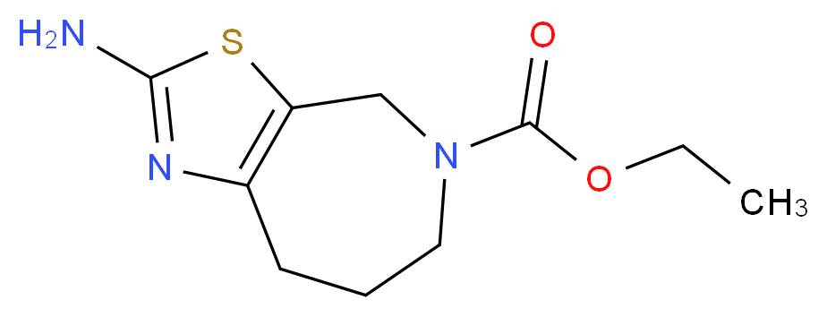 2-Amino-4,6,7,8-tetrahydro-5-(N-carbethoxy)thiazolo[5,4-d]azepine_Molecular_structure_CAS_887352-60-5)