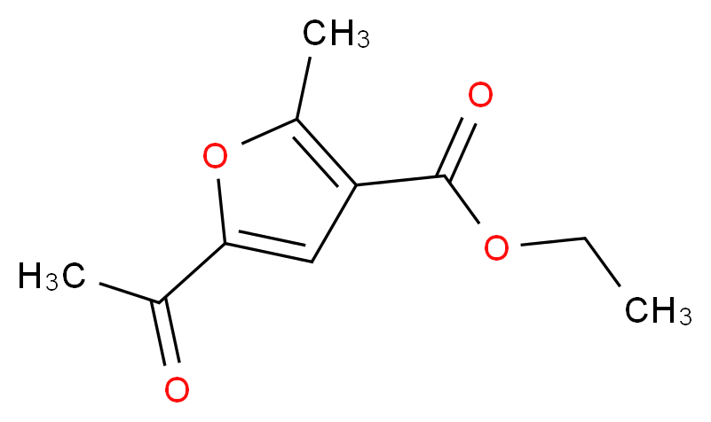 ethyl 5-acetyl-2-methyl-3-furoate_Molecular_structure_CAS_19615-50-0)