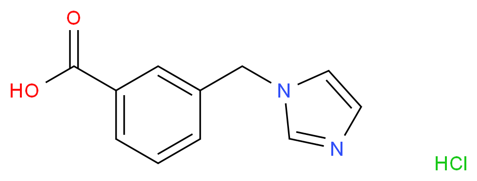 3-(1H-imidazol-1-ylmethyl)benzoic acid hydrochloride_Molecular_structure_CAS_218131-32-9)