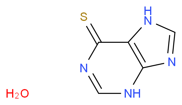 6-Mercaptopurine Monohydrate_Molecular_structure_CAS_6112-76-1)