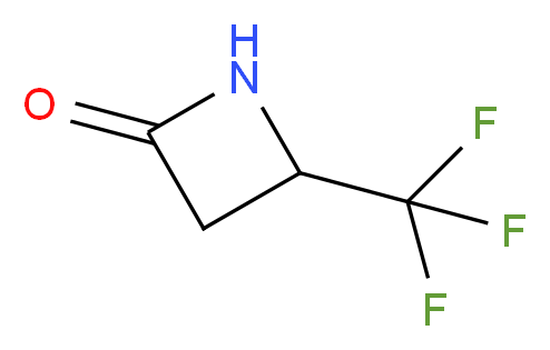 4-(trifluoromethyl)azetidin-2-one_Molecular_structure_CAS_)