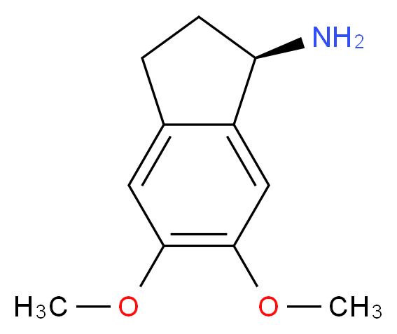 (R)-5,6-DIMETHOXY-INDAN-1-YLAMINE_Molecular_structure_CAS_)