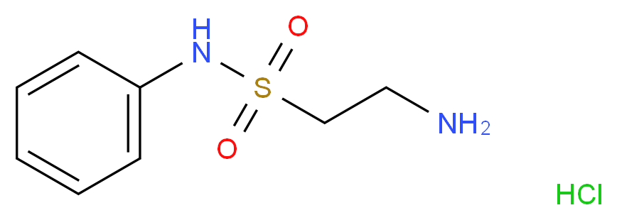 2-Amino-N-phenylethanesulfonamide hydrochloride_Molecular_structure_CAS_)