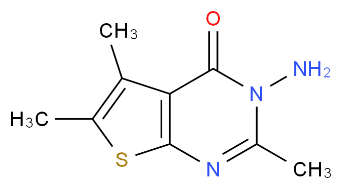 3-Amino-2,5,6-trimethyl-3H-thieno[2,3-d]pyrimidin-4-one_Molecular_structure_CAS_80381-63-1)