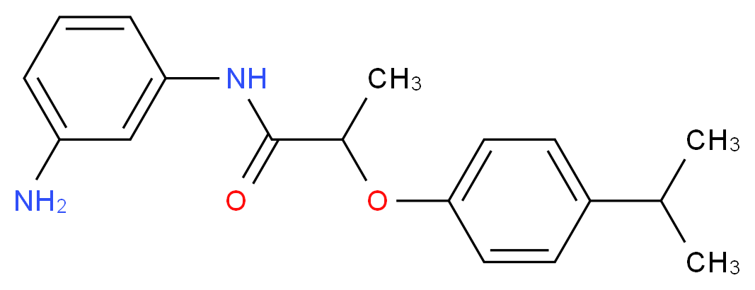 N-(3-Aminophenyl)-2-(4-isopropylphenoxy)-propanamide_Molecular_structure_CAS_)