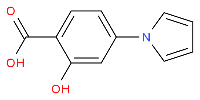 2-Hydroxy-4-pyrrol-1-yl-benzoic acid_Molecular_structure_CAS_)