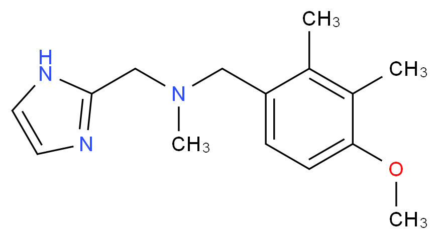 (1H-imidazol-2-ylmethyl)(4-methoxy-2,3-dimethylbenzyl)methylamine_Molecular_structure_CAS_)