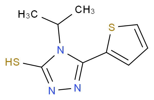 4-isopropyl-5-(2-thienyl)-4H-1,2,4-triazole-3-thiol_Molecular_structure_CAS_667412-77-3)