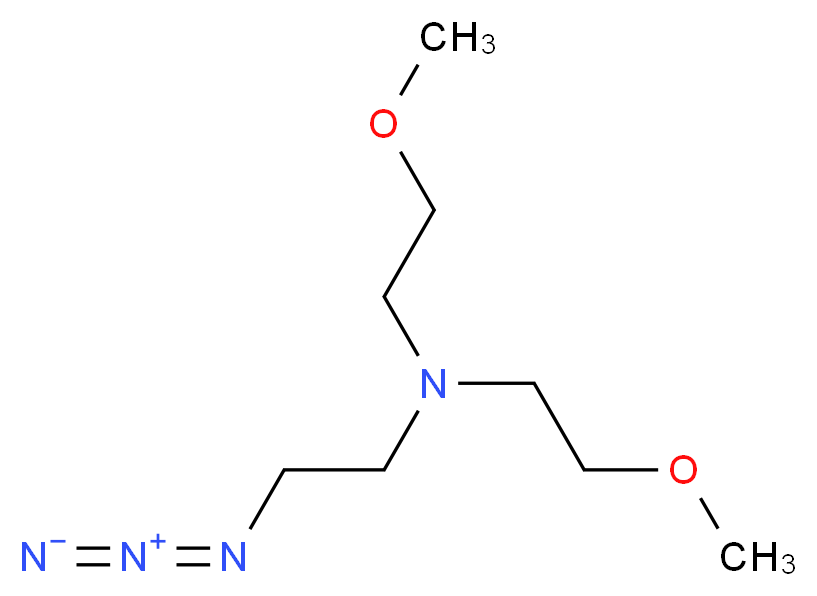 (2-azidoethyl)bis(2-methoxyethyl)amine_Molecular_structure_CAS_)