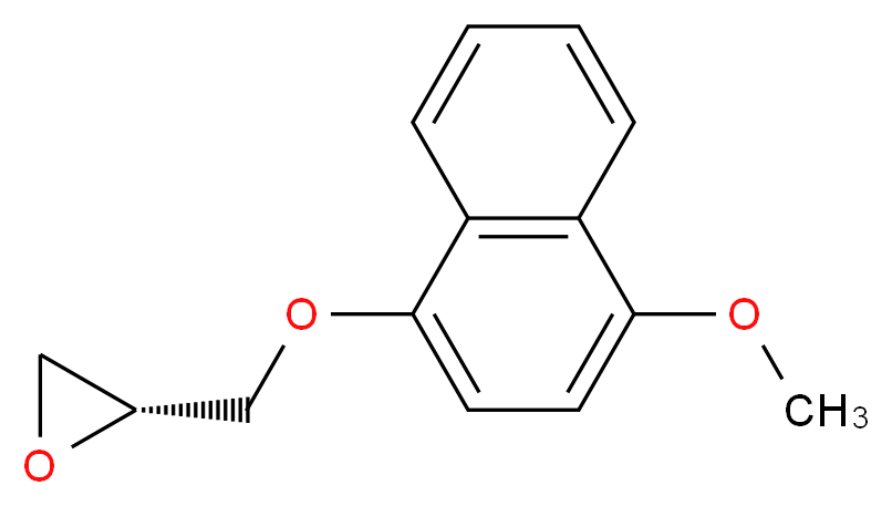 (R)-2-[[(4-Methoxy-1-naphthalenyl)oxy]methyl]oxirane _Molecular_structure_CAS_1217724-80-5)