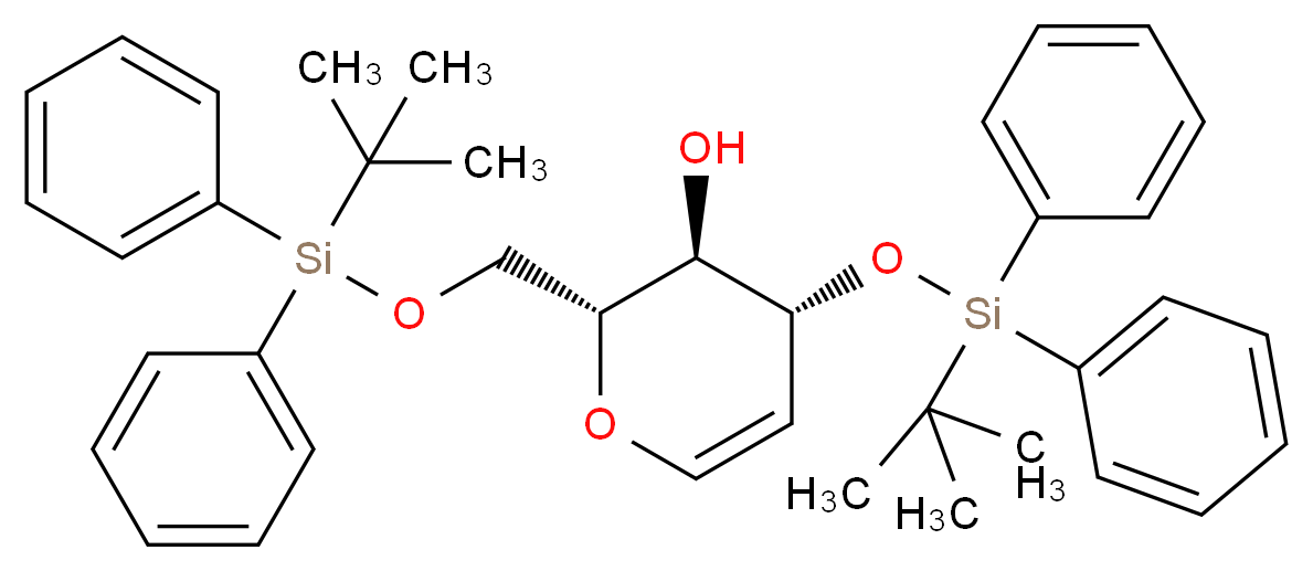 3,6-Di-O-(tert-butyldiphenylsilyl)-D-galactal_Molecular_structure_CAS_344303-60-2)