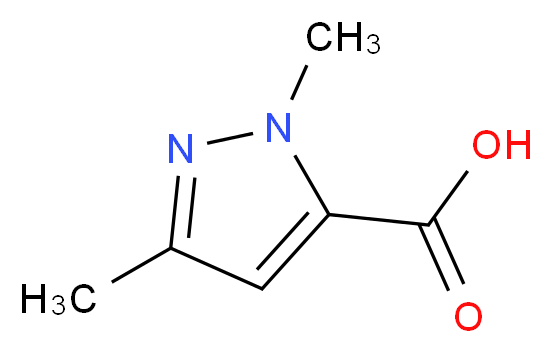 1,3-Dimethyl-1H-pyrazole-5-carboxylic acid_Molecular_structure_CAS_5744-56-9)