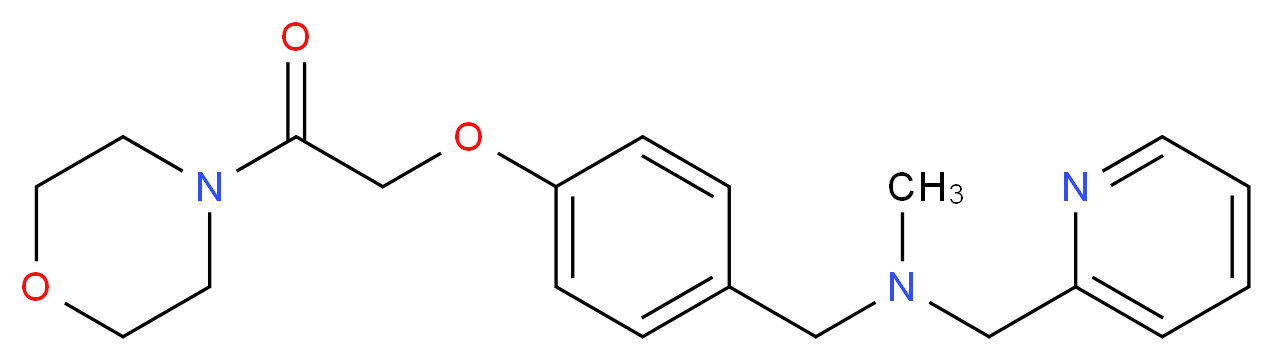 N-methyl-1-[4-(2-morpholin-4-yl-2-oxoethoxy)phenyl]-N-(pyridin-2-ylmethyl)methanamine_Molecular_structure_CAS_)