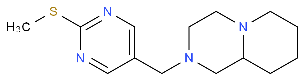 2-{[2-(methylthio)pyrimidin-5-yl]methyl}octahydro-2H-pyrido[1,2-a]pyrazine_Molecular_structure_CAS_)