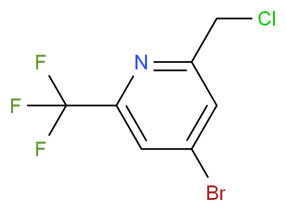 4-bromo-2-(chloromethyl)-6-(trifluoromethyl)pyridine_Molecular_structure_CAS_1196147-43-9)