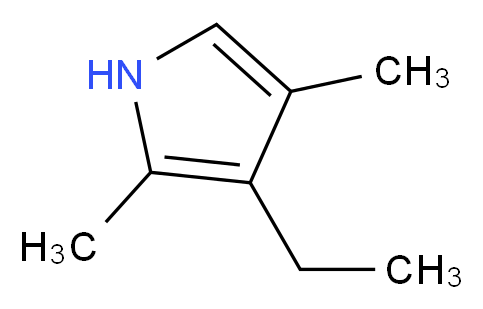 3-Ethyl-2,4-dimethylpyrrole_Molecular_structure_CAS_517-22-6)