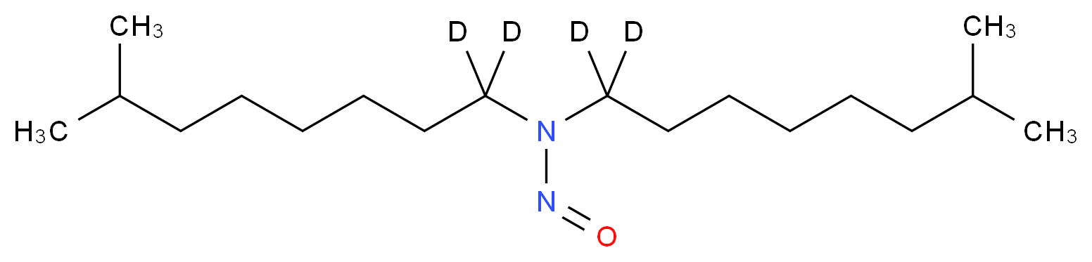 N-Nitroso-N,N-di-(7-methyloctyl)amine-d4_Molecular_structure_CAS_)