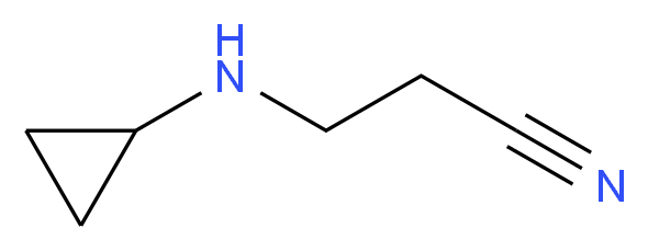 3-(cyclopropylamino)propanenitrile_Molecular_structure_CAS_)
