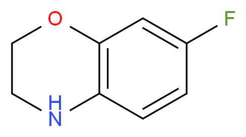 7-Fluoro-3,4-dihydro-2H-1,4-benzoxazine_Molecular_structure_CAS_56346-41-9)