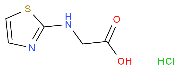 2-(1,3-thiazol-2-ylamino)acetic acid hydrochloride_Molecular_structure_CAS_)