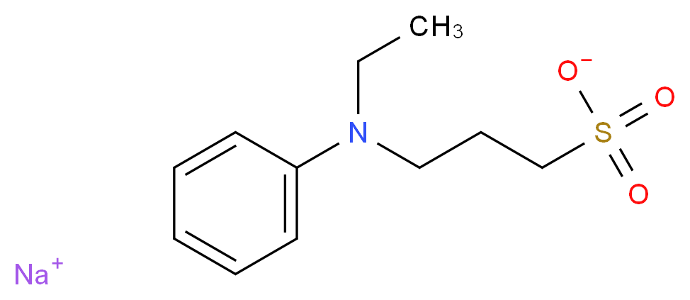 N-ETHYL-N-(3-SULFOPROPYL) ANILINE SODIUM SALT_Molecular_structure_CAS_82611-85-6)