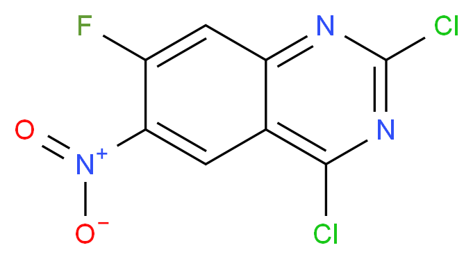 2,4-Dichloro-7-fluoro-6-nitroquinazoline_Molecular_structure_CAS_1007308-75-9)