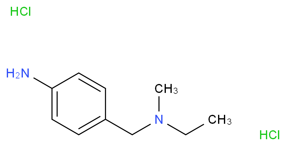 4-{[ethyl(methyl)amino]methyl}aniline dihydrochloride_Molecular_structure_CAS_)
