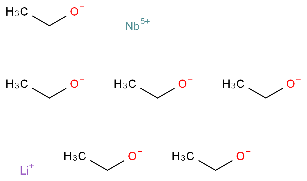 Lithium niobium ethoxide_Molecular_structure_CAS_86745-52-0)