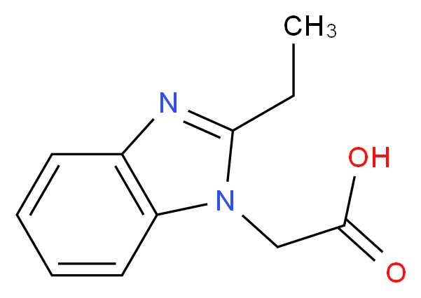 (2-ethyl-1H-benzimidazol-1-yl)acetic acid_Molecular_structure_CAS_54980-96-0)