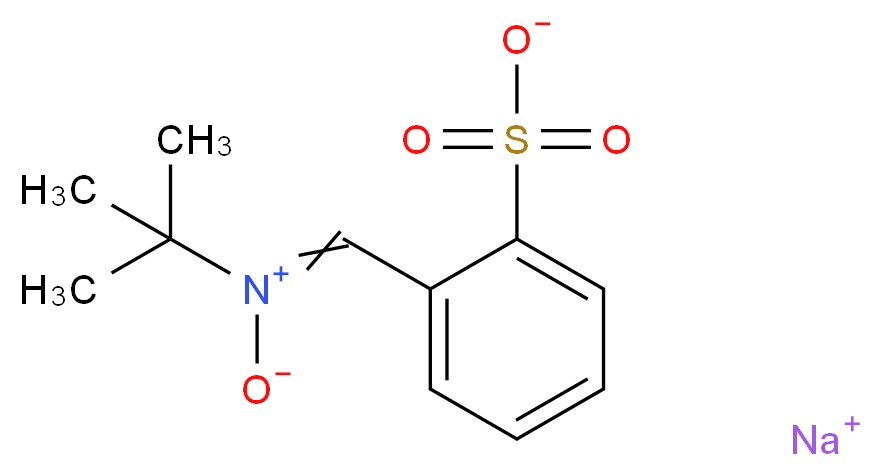 N-tert-Butyl-α-(2-sulfophenyl)nitrone sodium salt_Molecular_structure_CAS_73475-11-3)