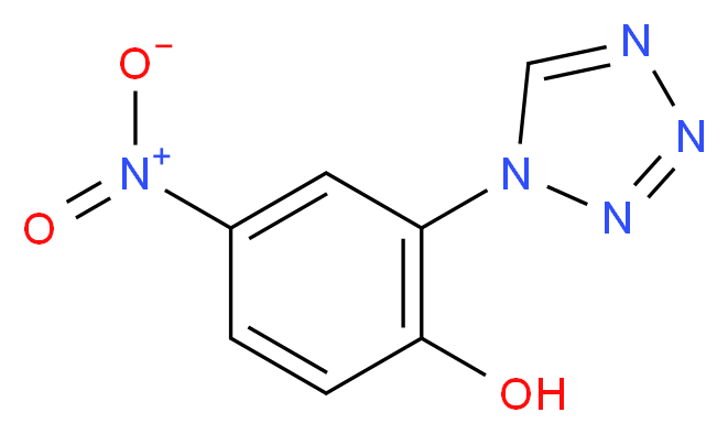 4-nitro-2-(1H-1,2,3,4-tetrazol-1-yl)phenol_Molecular_structure_CAS_)