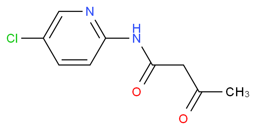 N-(5-chloro-2-pyridinyl)-3-oxobutanamide_Molecular_structure_CAS_64500-19-2)